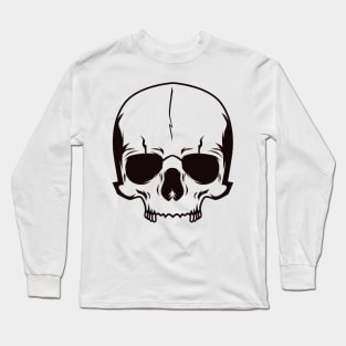 Skull Bone Head Skelteton Long Sleeve T-Shirt